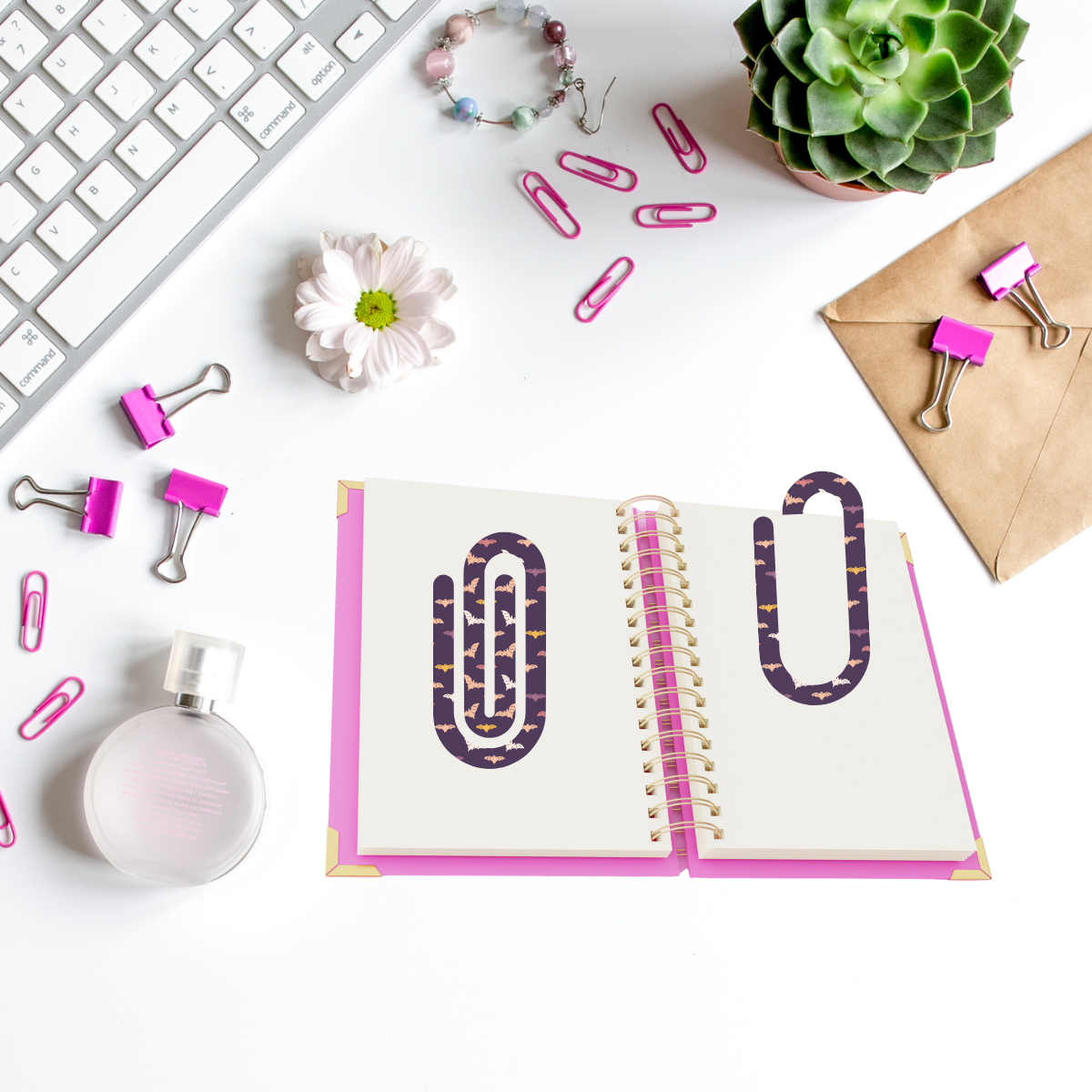 Midnight Bat Paperclip