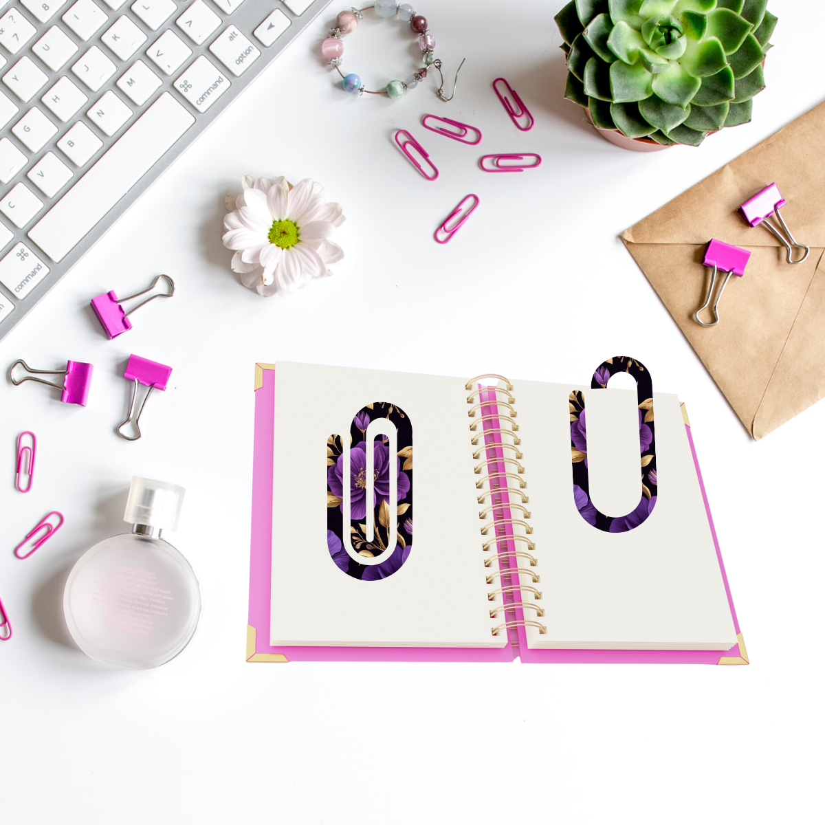Violet Luxe Paperclip