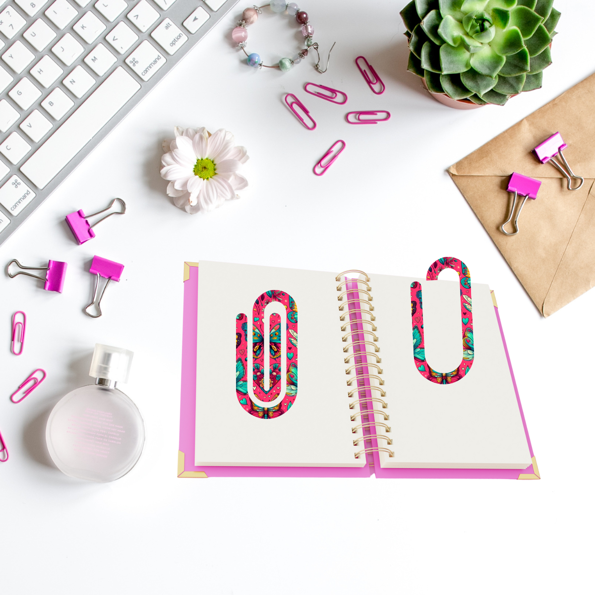 Bold Blossom Paperclip