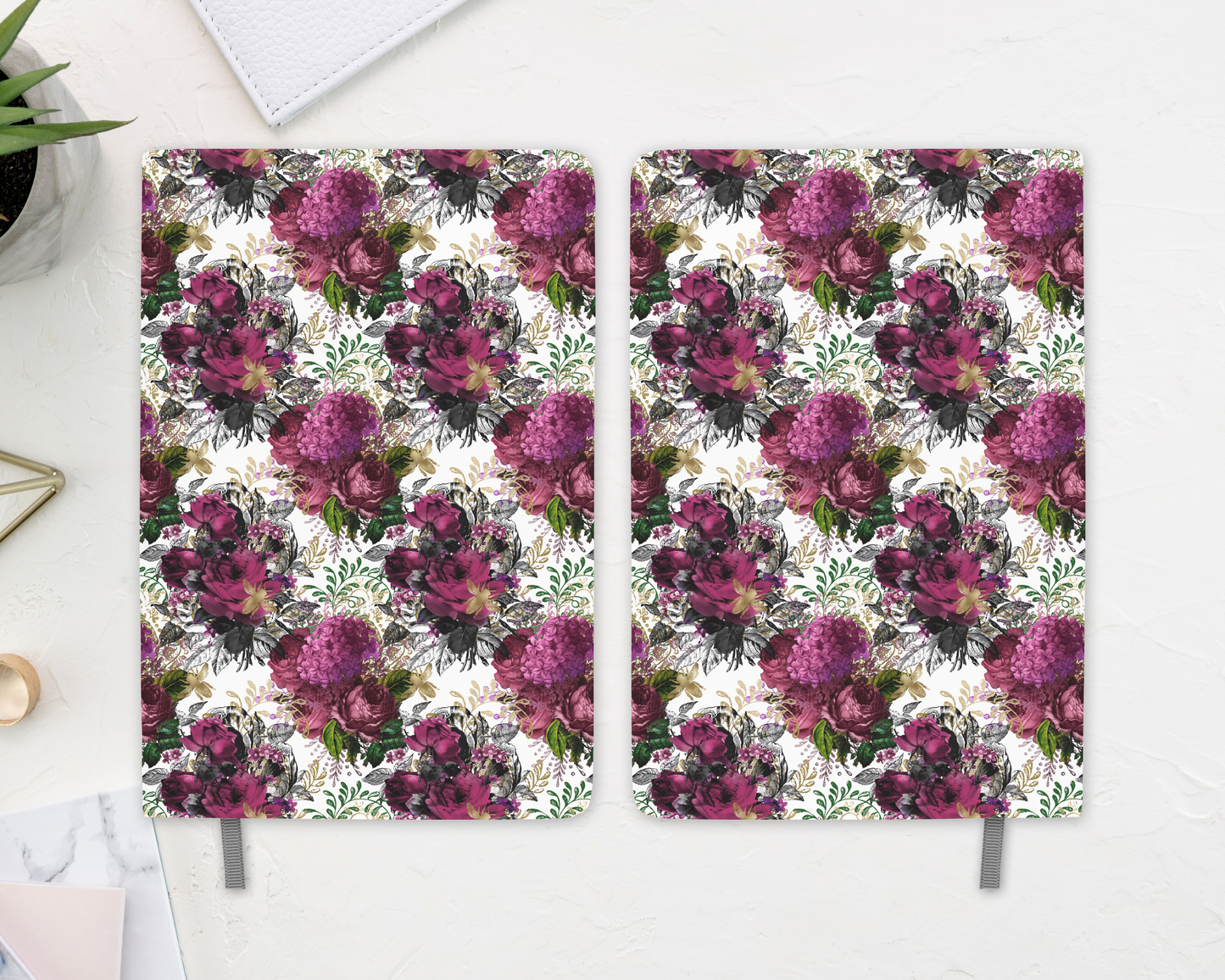 “Flourish with Purpose” Captivating Floral Journal