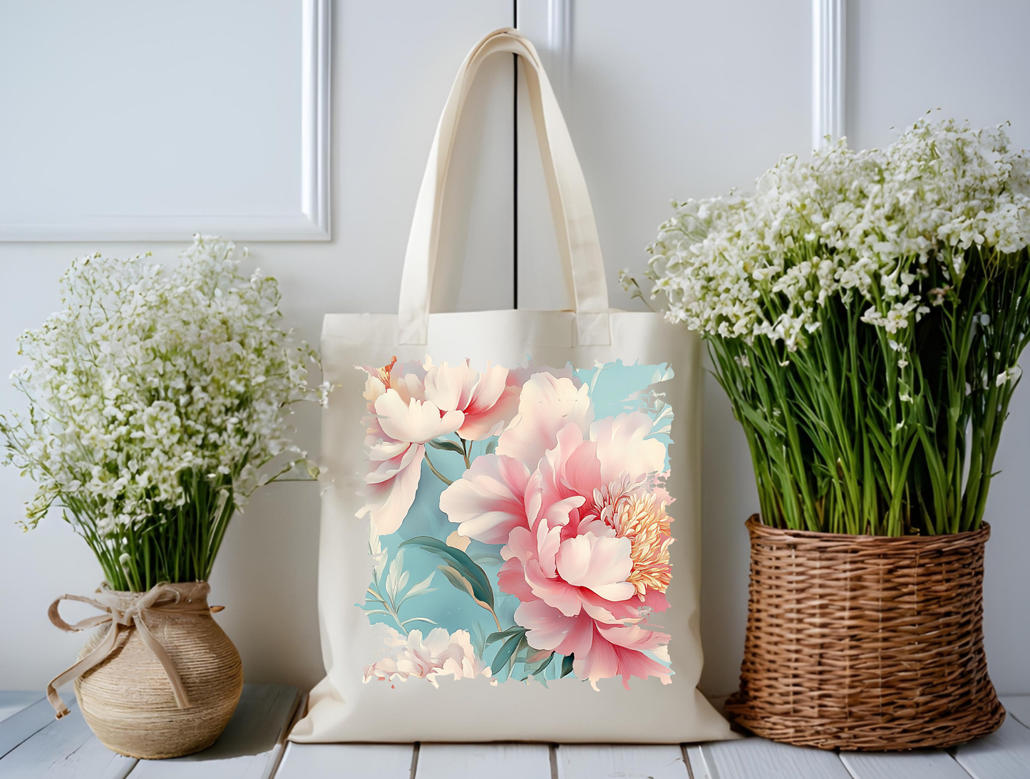 Blush Petal Serenity Tote Bag