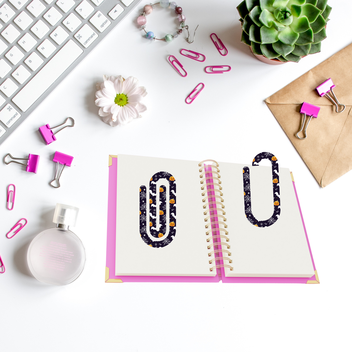 Midnight Pumpkin Paperclip