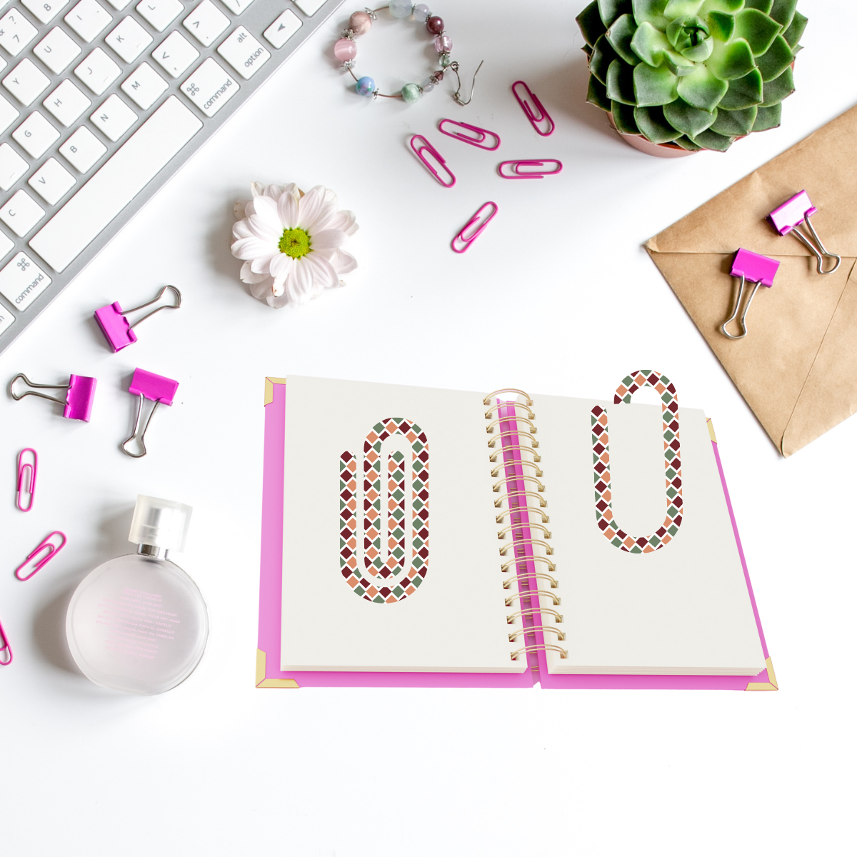 Autumn Diamond Paperclip