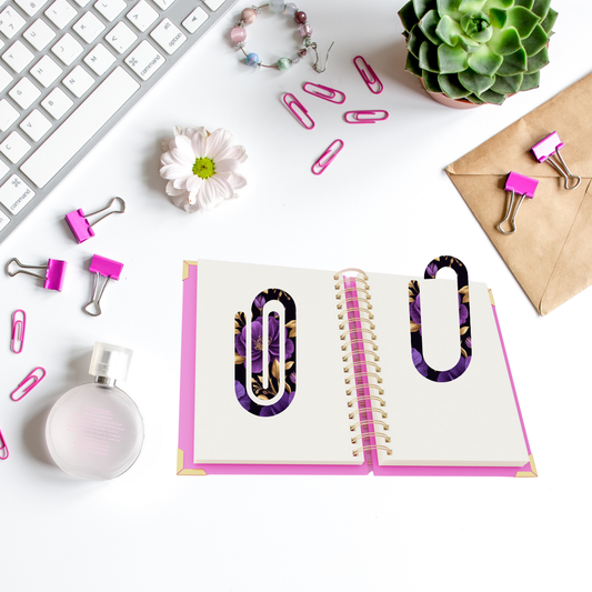 Violet Luxe Paperclip
