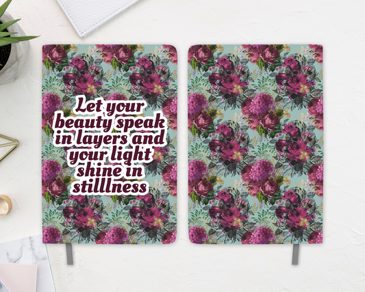 Floral Stillness Inspiration Journal