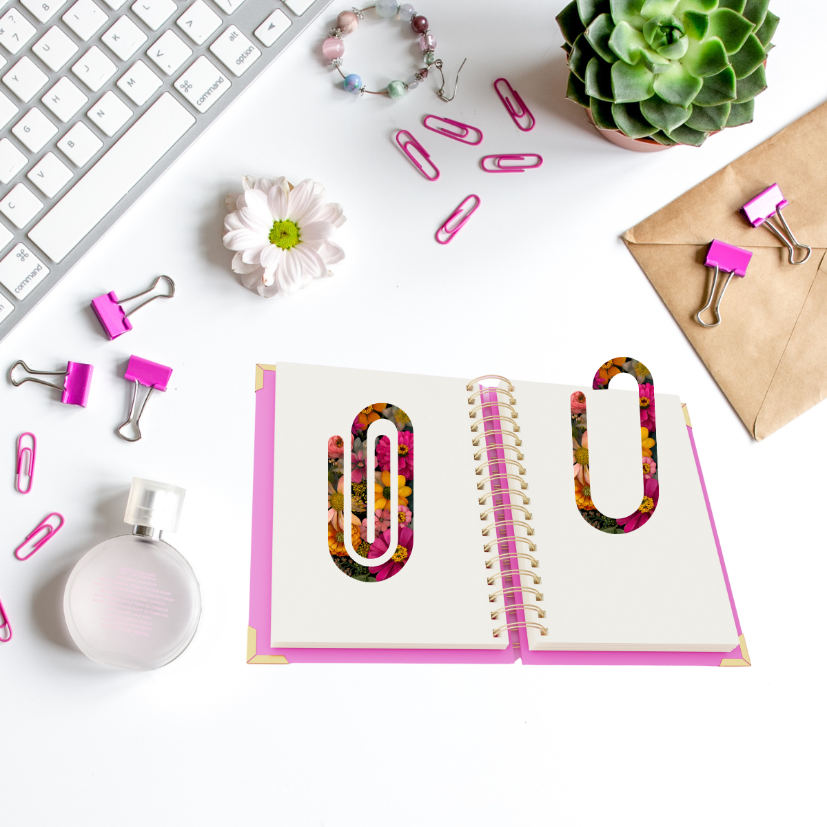 Wildflower Charm Paperclip