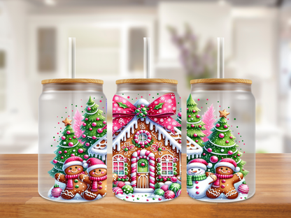 Holiday Treats Wonderland Glass Can