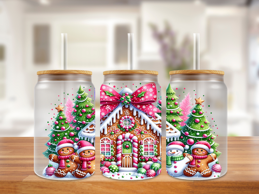 Holiday Treats Wonderland Glass Can