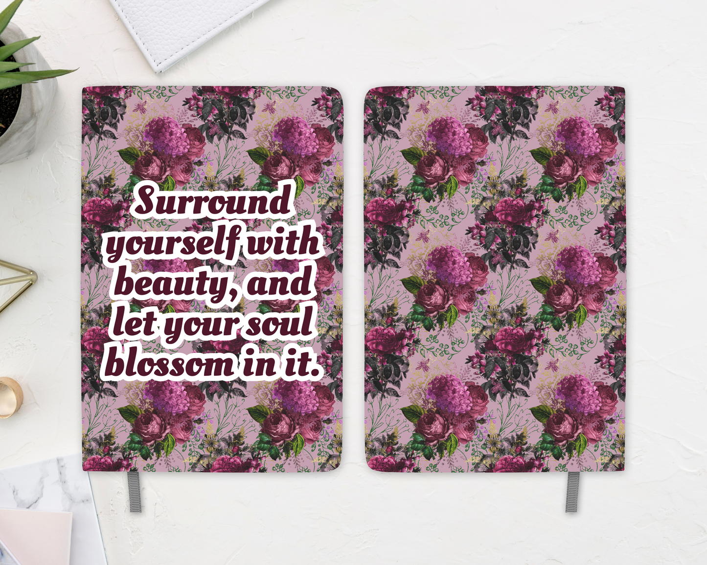 Blossom Within Floral Affirmation Journal