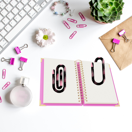 Midnight Blossom Paperclip