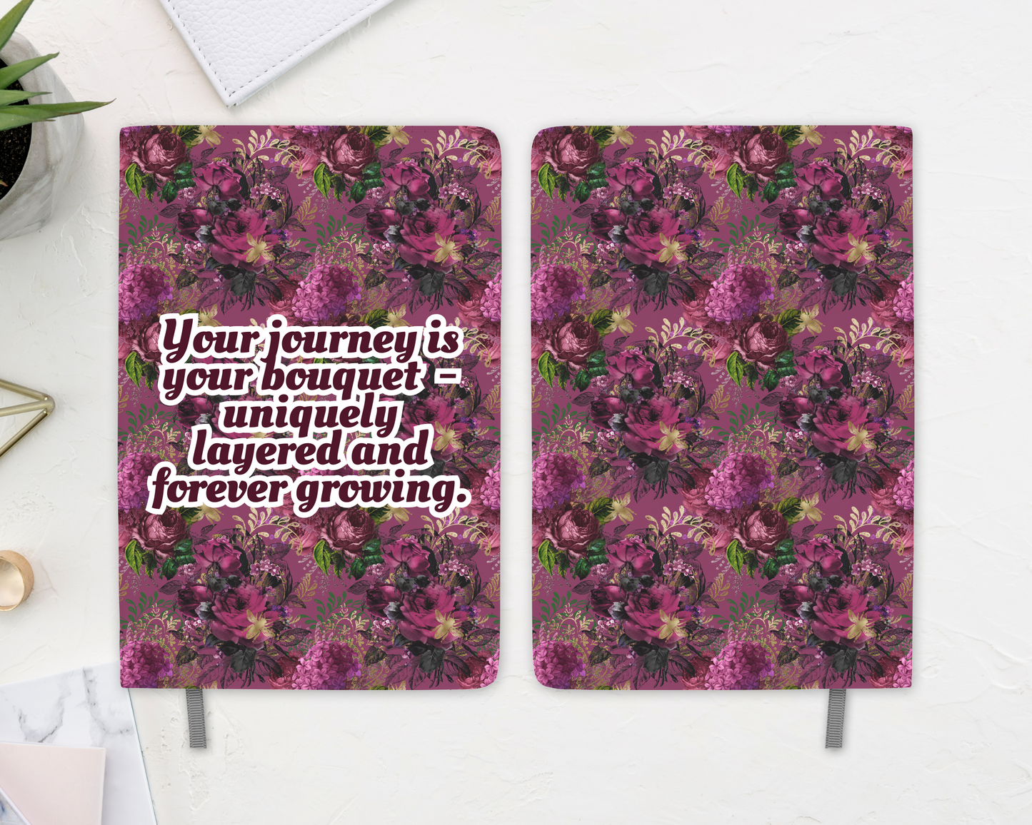 “Bouquet of Growth” Floral Journey Journal