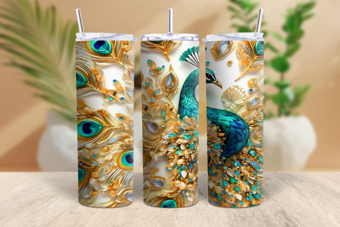 20oz Peacock Tumbler