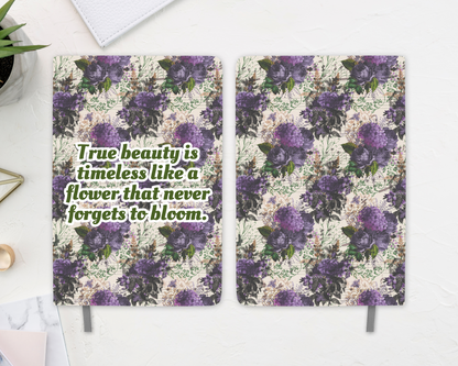 “Timeless Beauty” Vintage Floral Bloom Journal