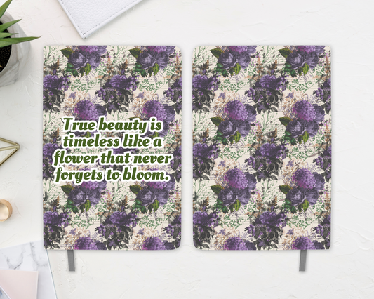 “Timeless Beauty” Vintage Floral Bloom Journal