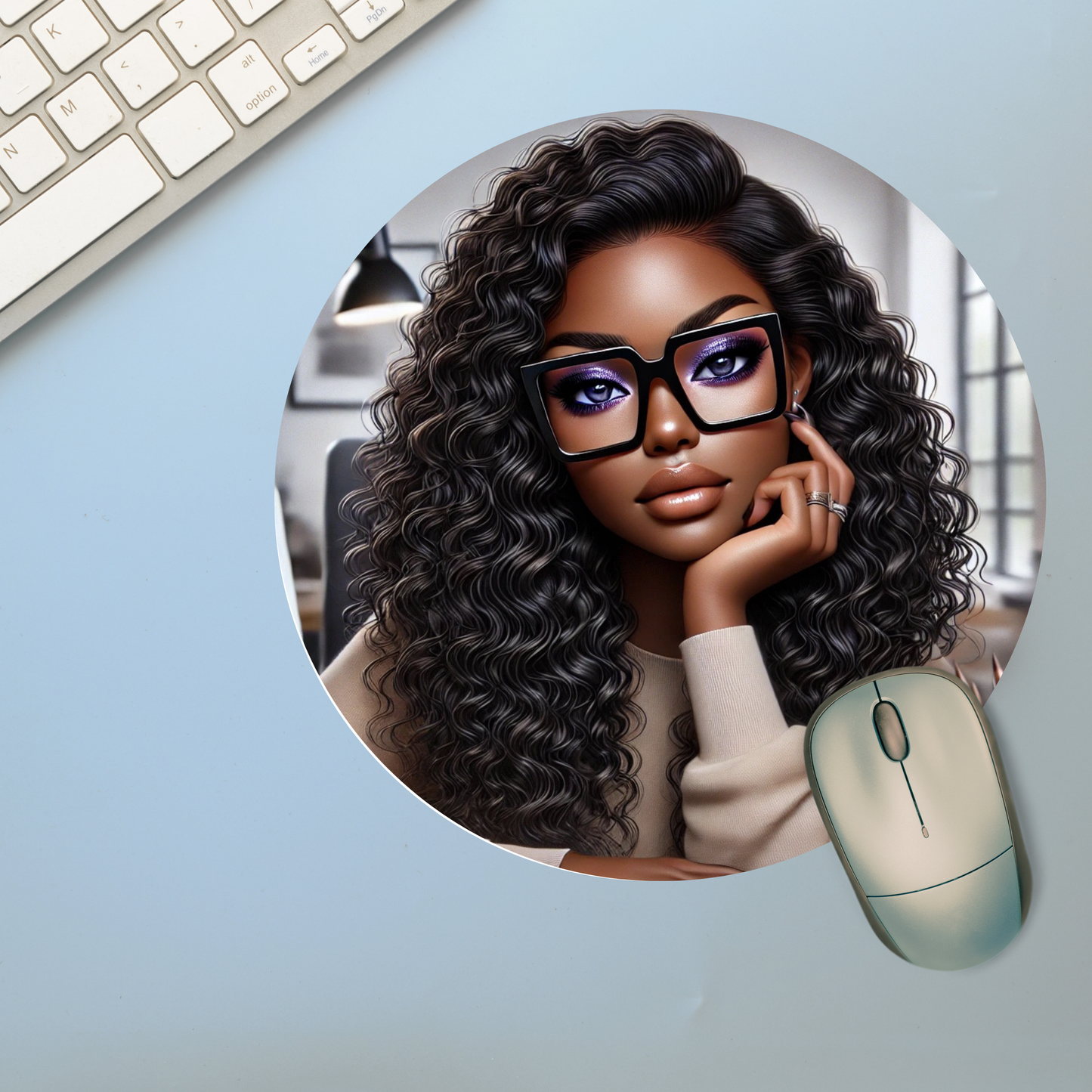 Sophisticated Woman Mousepad