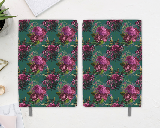 “Outshine the Darkness” Emerald Floral Spirit Journal