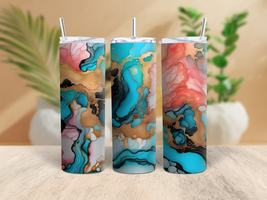 20oz Marble Tumbler (Q)