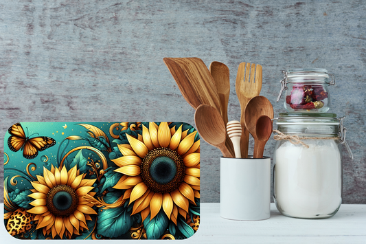 Golden Breeze Sunflower Cutting Board