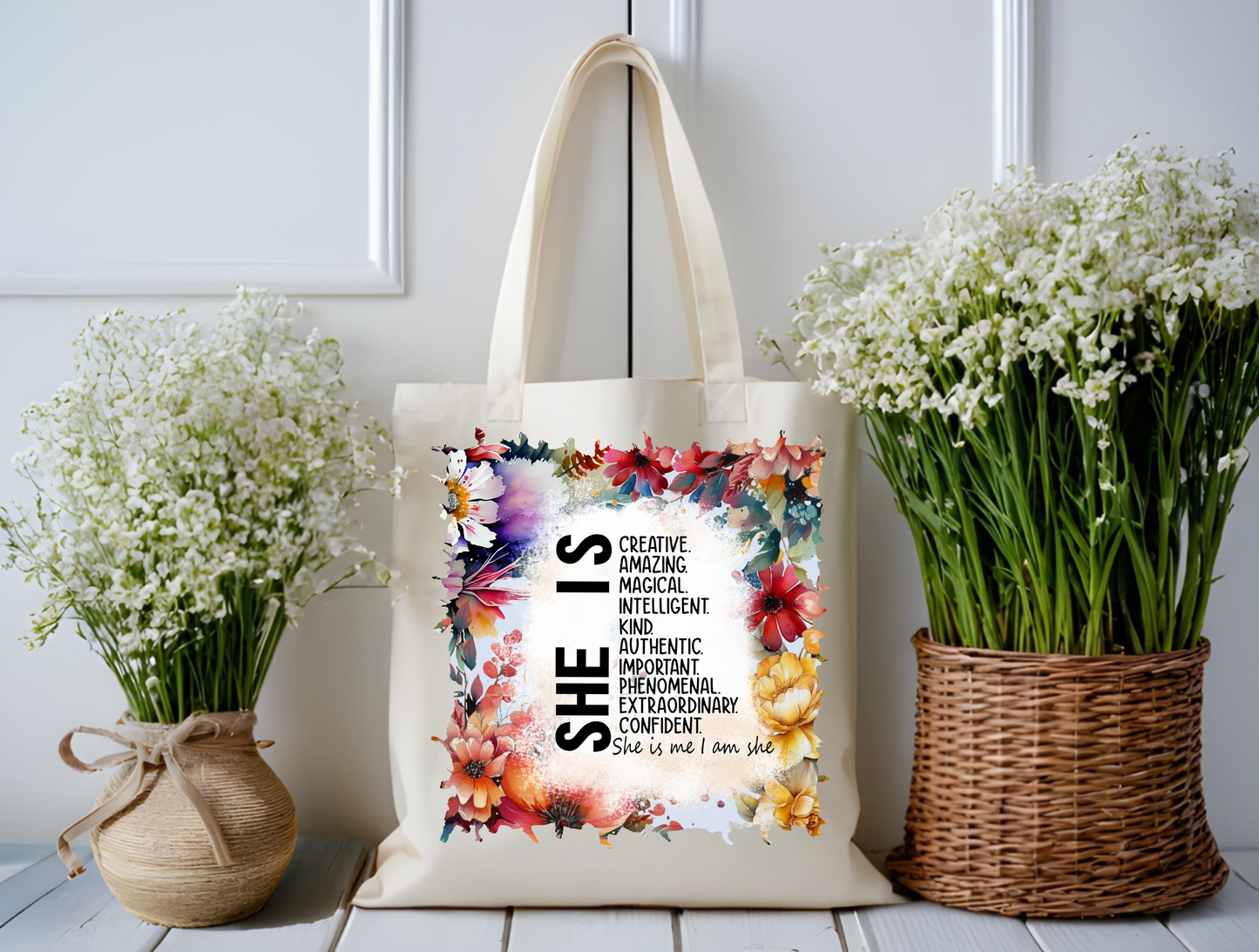 She Is Extraordinary Empowerment Tote Bag