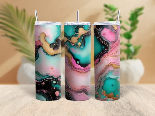 20oz Marble Tumbler (T)