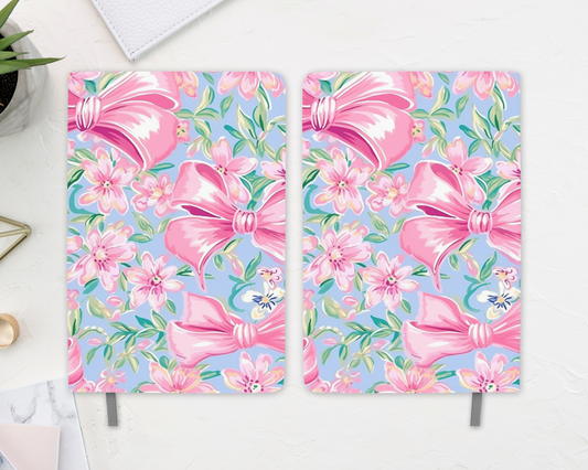 “Sweet Sparkle” Pink Bow & Floral Inspiration Journal