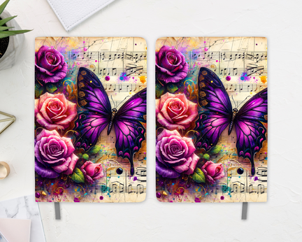 Butterfly Symphony Floral Journal