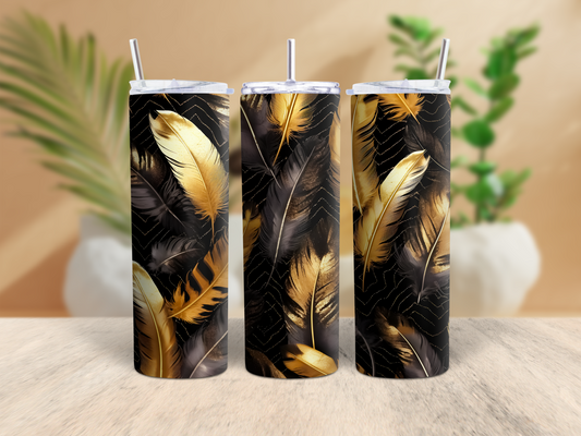 20oz Feather Tumbler (B)