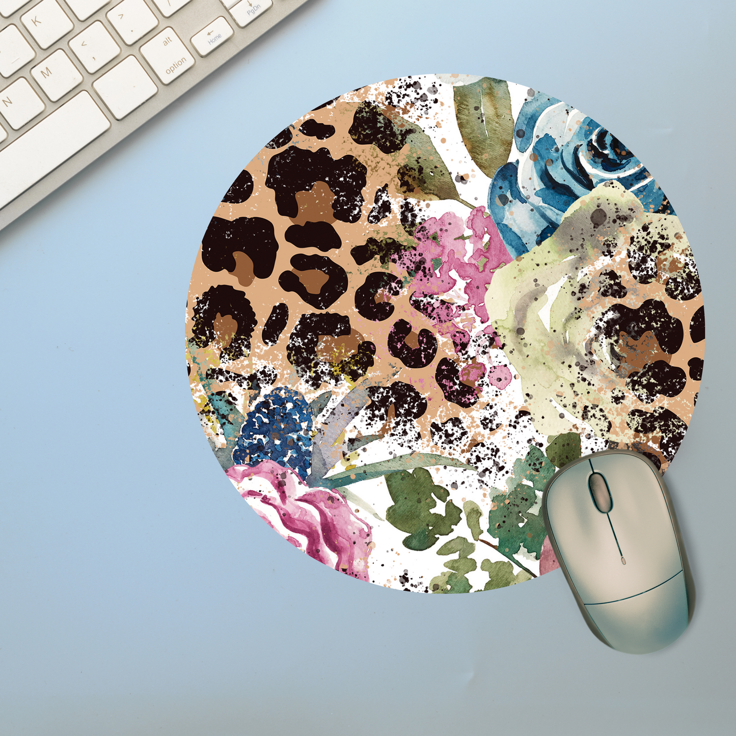 Boho Leopard Neoprene Mousepad