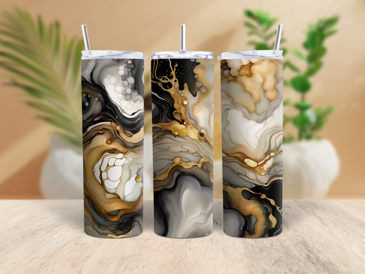 20oz Marble Tumbler (Y)