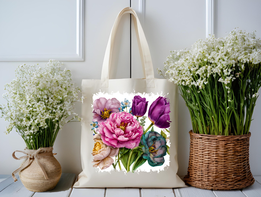 Blooming Garden Elegance Tote Bag