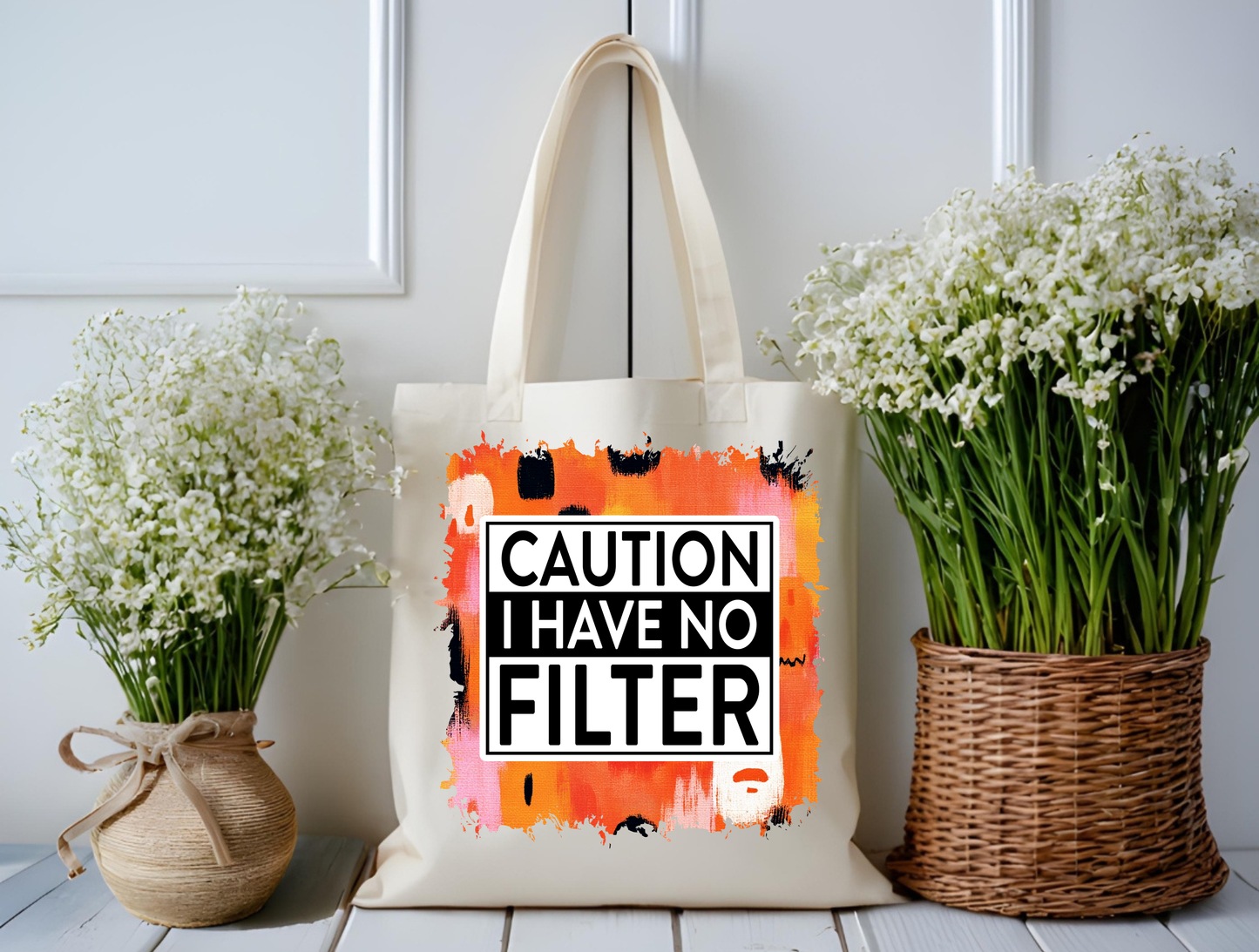 No Filter Heatwave Tote Bag