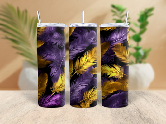 20oz Feather Tumbler (D)