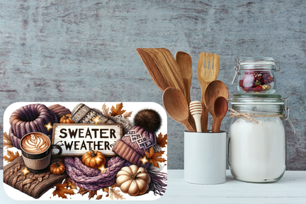 Cozy Autumn Vibes Cutting Board