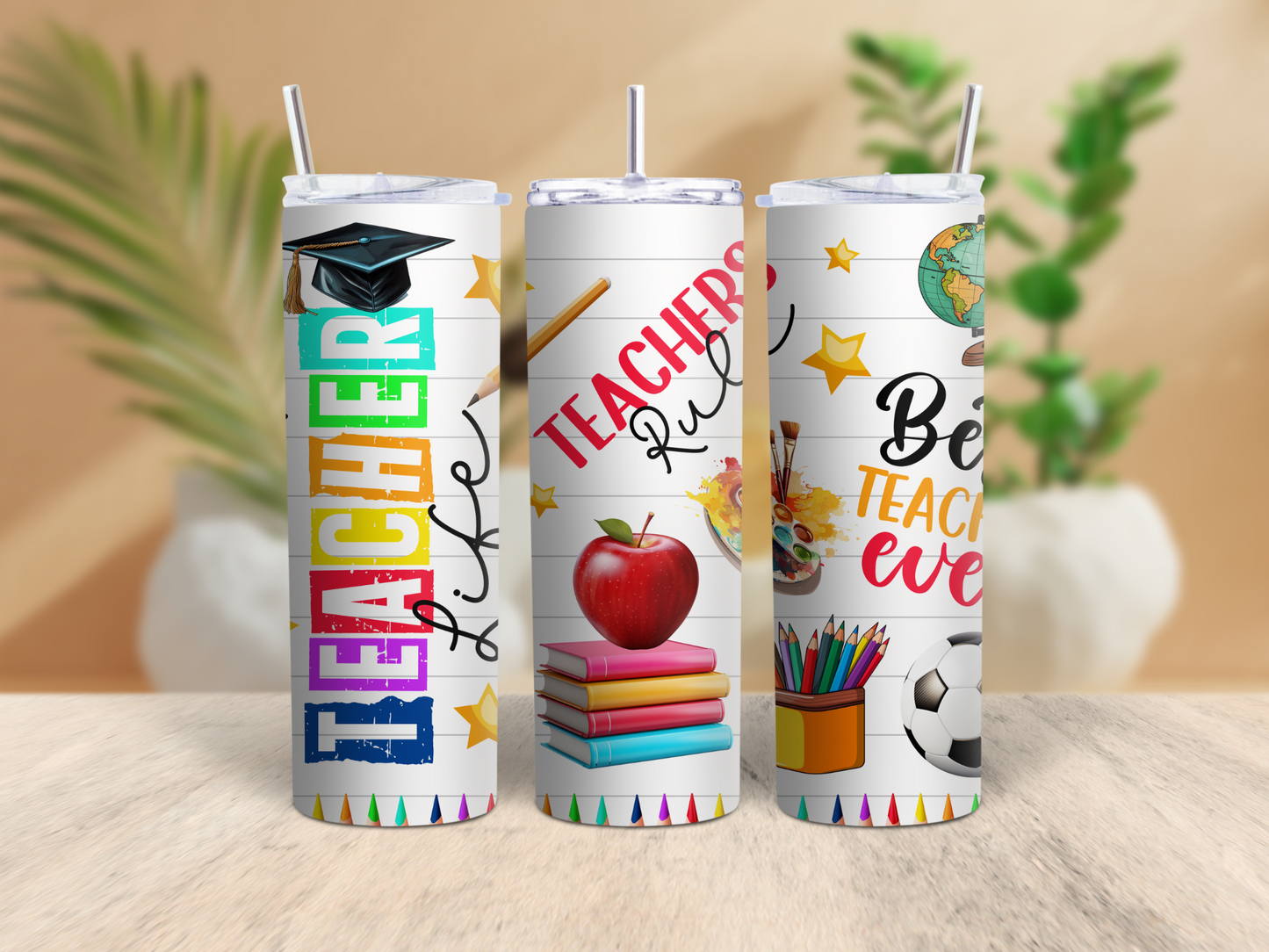 20oz Teacher Tumbler (B)