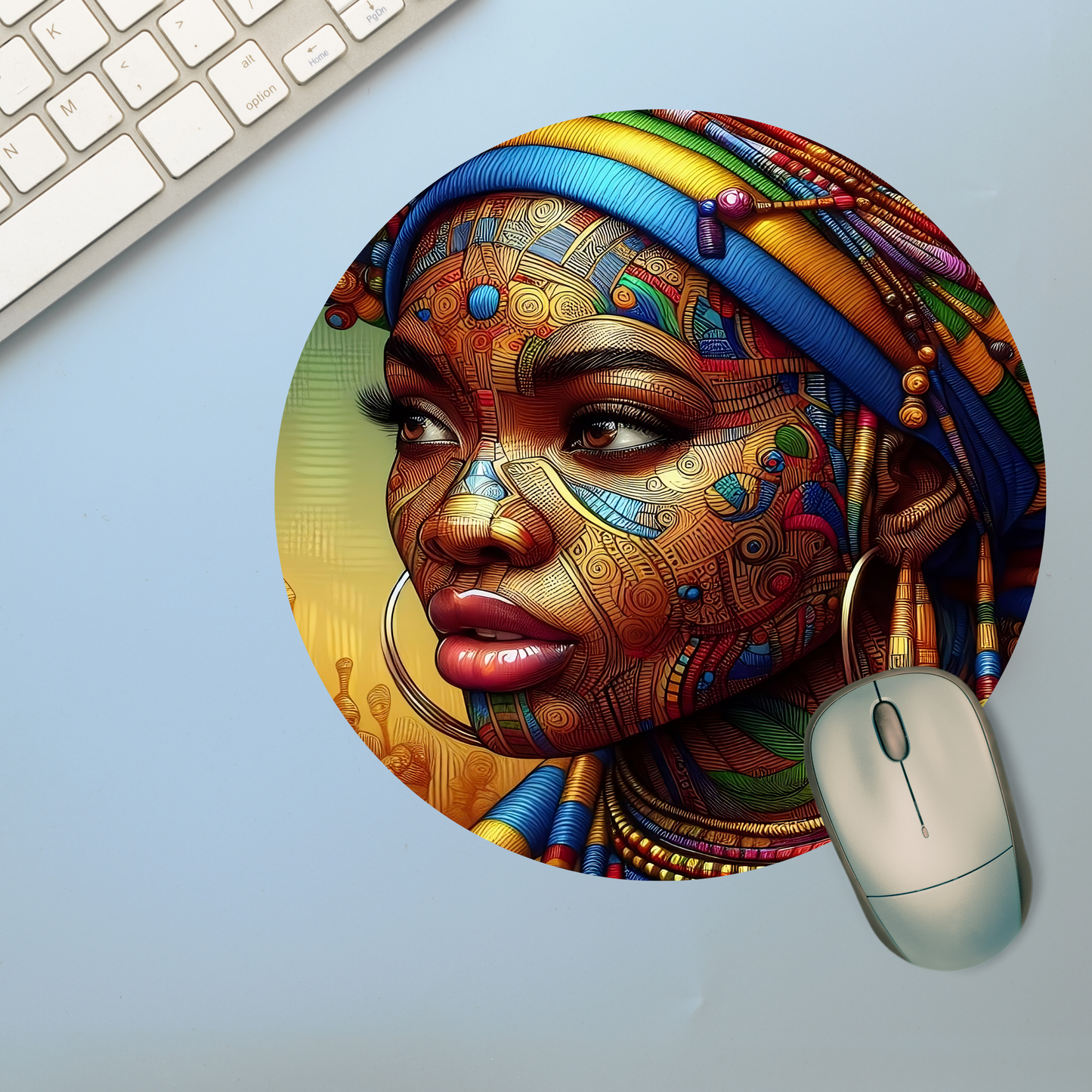 Gorgeous Queen Neoprene Mousepad (A)