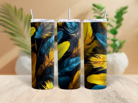 20oz Feather Tumbler (E)