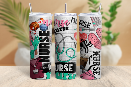 20oz Nurse Tumbler (B)