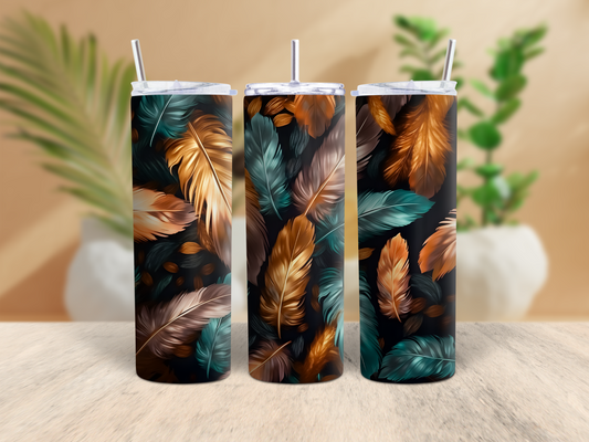 20oz Feather Tumbler (G)