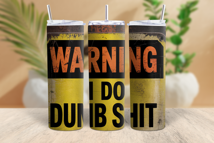 Warning Zone Tumbler
