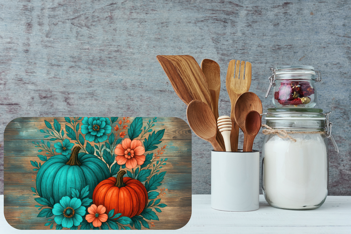 Boho Pumpkin Bliss Cutting Board