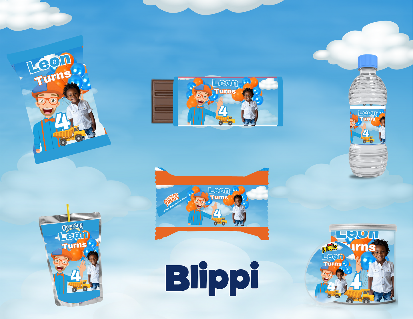 Blippi Editable Template Bundle CANVA ONLY