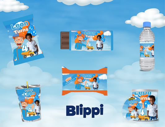 Blippi Editable Template Bundle CANVA ONLY