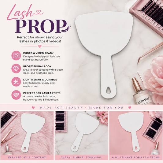Blank DIY Lash Prop | Design Your Own Lash Display Prop | Customizable Lash Tech Photo Prop
