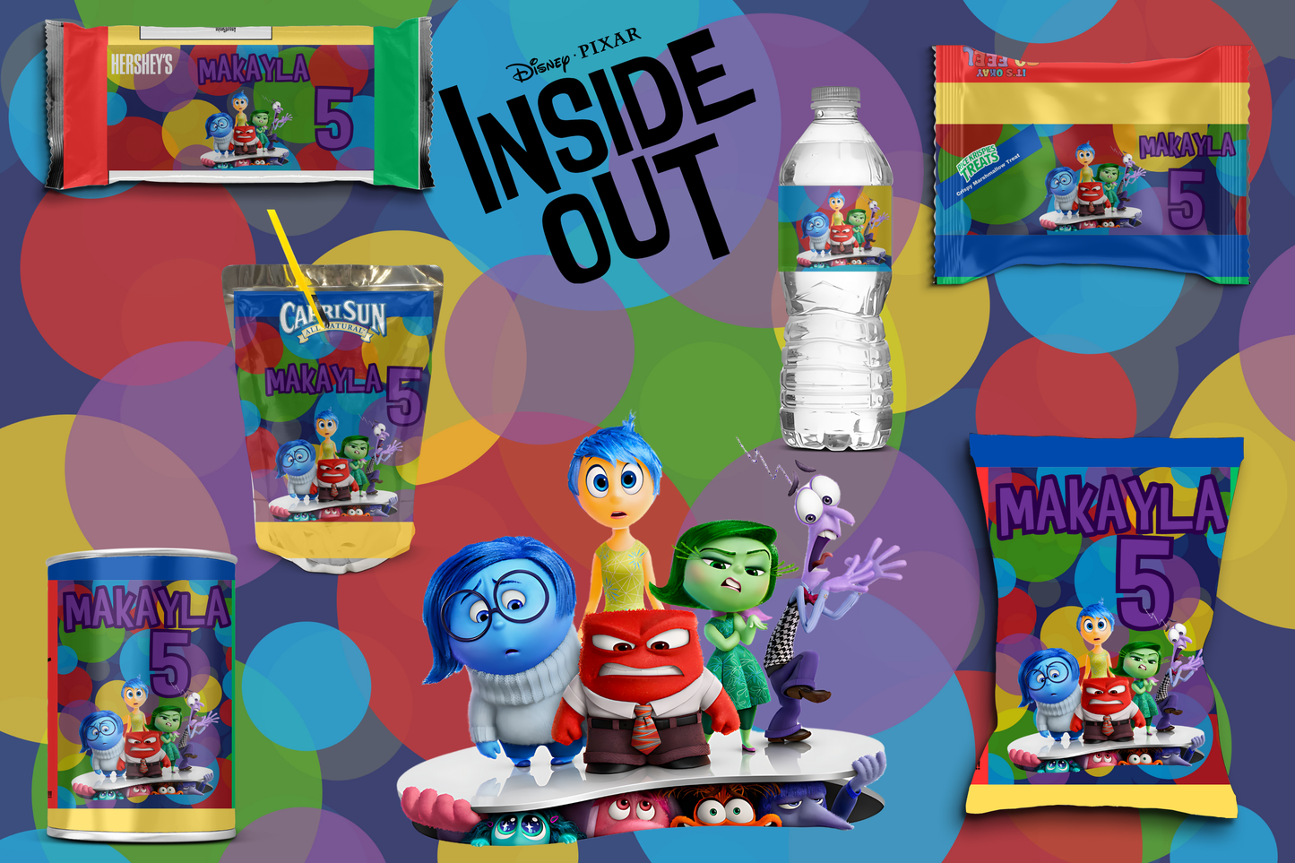 Inside Out Editable Template Bundle CANVA ONLY