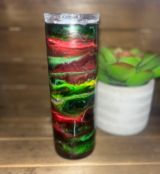 20oz Alcohol Ink Epoxy Tumbler