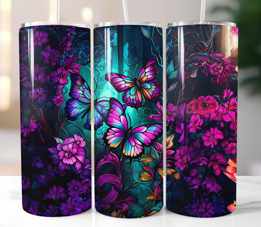 20oz Butterfly Tumbler