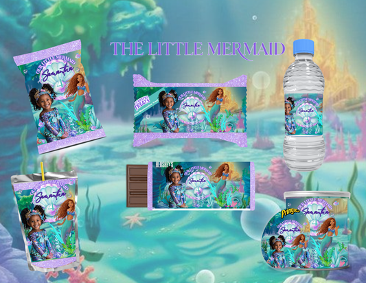 Mermaid Editable Template Bundle CANVA ONLY