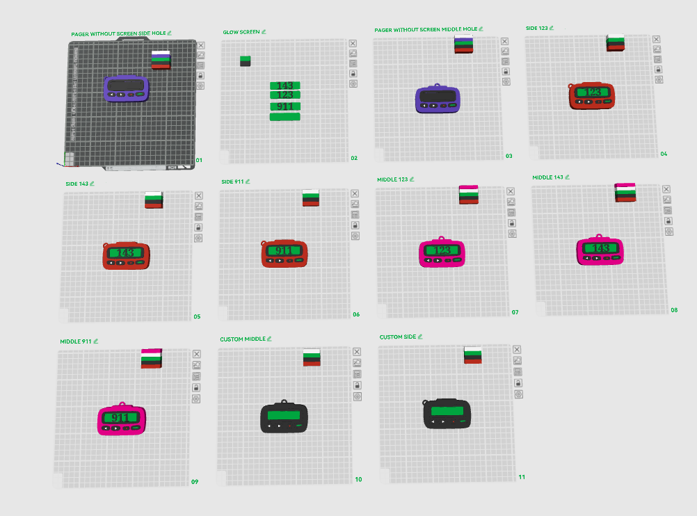 Retro Pager Bundle | 3MF Digital Files