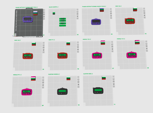 Retro Pager Bundle | 3MF Digital Files