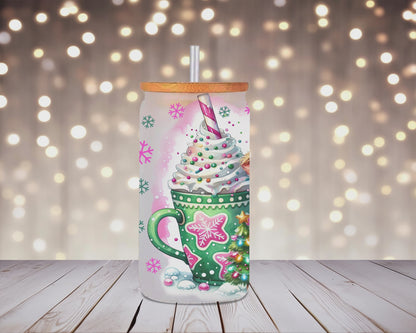 Holiday Highland Cocoa Glass Can